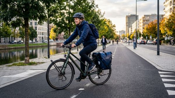 Vélotaf : transporter ses affaires dans une sacoche de porte-bagages